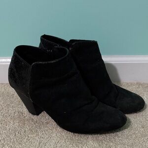 Metaphor Black Ankle Booties